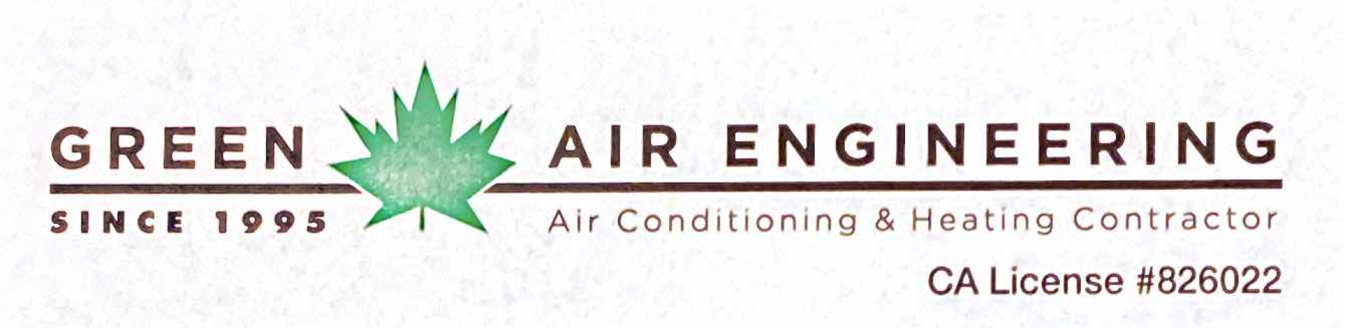 Green Air Engineering company logo